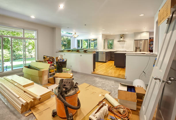 Professional Cabinet Refacing technician working in Shafer, MN